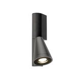 SLV T-Röhre Aluminium Schwarz | Geeignet für 1x GU10