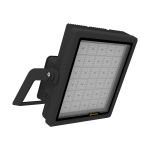 Ledvance LED-Scheinwerfer High Mast Aluminium Schwarz 470W 70000lm 30D - 757 Kaltweiß | IP66 - Symmetrisch - Exkl. Treiber