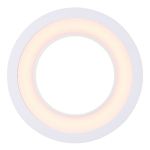 Nordlux Downlight Clyde Plastik Weiß 9W 800lm - 827 Extra Warmweiß | 3-Stufen Dimmbar 