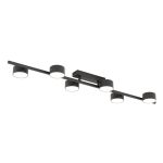 Emibig Deckenleuchte Bet Stahl Schwarz | Geeignet für 6x GX53 - Max 12W