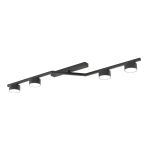 Emibig Deckenleuchte Skan Stahl Schwarz | Geeignet für 4x GX53 - Max 12W