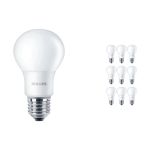 Multipack 10x Philips Corepro LED Glühbirne E27 Birne Matt 8W 806lm - 840 Kaltweiß | Ersatz für 60W