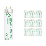 Multipack 25x Osram T8 Lumilux 58W - 830 Warmweiß | 150cm