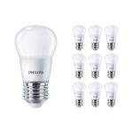 Multipack 10x Philips Corepro LED Lustre E27 Kugel Matt 2.8W 250lm - 827 Extra Warmweiß | Ersatz für 25W