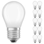Multipack 10x Ledvance Classic LED E27 Birne Fadenlampe Matt 2.8W 250lm - 827 Extra Warmweiß | Dimmbar - Ersatz für 25W