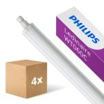 Multipack 4x Philips LED Feuchtraumleuchte Ledinaire WT060C 46W 5600lm - 865 Tageslichtweiß | 150cm