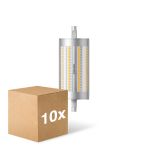 Multipack 10x Philips Corepro LED Lineair R7s 118mm 17.5W 2460lm - 840 Kaltweiß | Dimmbar - Ersatz für 150W