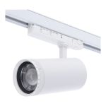Noxion 3-Phasenn-Schienenspot Delta Aluminium Weiß 30W 2250lm 15-55D - 927-930-940 CCT | Zoombar