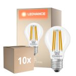 Multipack 10x Ledvance Classic LED E27 Birne Fadenlampe Klar 11W 1521lm - 827 Extra Warmweiß | Ersatz Für 100W