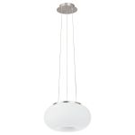 Eglo Pendelleuchte Optica Stahl Satin-Nickel | Geeignet für 2x E27