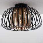 Eglo Deckenleuchte Encinitos Schwarz, Gold | Geeignet für E27