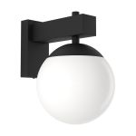 Eglo Wandleuchte Bufalata Stahl Schwarz | IP54 - Geeignet für 1x E27
