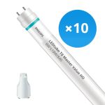 Multipack 10x Philips LED Röhre T8 MASTER Value (EM/Mains) High Output 8W 1050lm - 840 Kaltweiß | 60cm - Ersatz für 18W