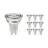 Multipack 10x Noxion Lucent LED-Spot GU10 PAR16 4.8W 450lm 36D - 840 Kaltweiß | Ersatz für 65W