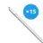 Multipack 15x Bright Choice LED Feuchtraumleuchte 27W 2970lm - 840 Kaltweiß | 150cm