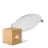 Multipack 4x Ledvance LED Downlight Slim Rund DN155 12W 1020lm 120D - 840 Kaltweiß | 169mm 