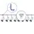 Bright Choice Komplettset 1-Phasen Rail L 1,5 x 2 Meter Weiß | incl. 8x Spot + GU10 2700K 3W Dimmbar + Abschlusskappe, Stromanschluss und L -Verbinder 