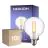 Multipack 10x Noxion Lucent Fadenlampe LED E27 Globe Klar 7W 806lm - 827 Extra Warmweiß | Dimmbar - Ersatz Für 60W