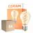 Multipack 6x Osram Vintage 1906 LED Classic Slim E27 Birne Fadenlampe Gold 8W 806lm - 922 Extra Warmweiß | Höchste Farbwiedergabe - Dimmbar - Ersatz Für 60W