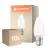 Multipack 10x Ledvance Classic LED B22 Kerze Matt 3.4W 470lm - 827 Extra Warmweiß | Ersatz Für 40W