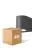 Multipack 4x D'Lite Wandleuchte Vossem Aluminium Schwarz | IP54 - Geeignet Für 1x GU10