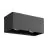 Eglo Wandleuchte Lesmo Aluminium Schwarz 2W 390lm - 830 Warmweiß | IP54