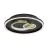 Eglo Wand und Deckenleuchte Tiriolo Stahl Schwarz Gold 14W 1800lm - 840 Kaltweiß | IP20 