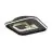 Eglo Wand und Deckenleuchte Tiriolo Stahl Schwarz Gold 16.2W 2100lm - 840 Kaltweiß | IP20 