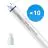 Multipack 10x Philips LED Röhre T8 MASTER (EM/Mains) High Output 8W 1050lm - 840 Kaltweiß | 60cm - Ersatz für 18W