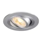 SLV New Tria 75 Spot Aluminium Grau Rund | Ausschnitt 75mm - Geeignet für 1x GU10 