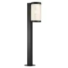 Nordlux Coupar LED Sockellampe Aluminium Schwarz | Geeignet für 1x E27