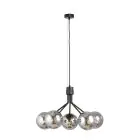 Emibig Pendelleuchte Nova Stahl Schwarz | Geeignet für 5x E14 - Max 10W