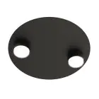 Emibig Deckenleuchte Bolx Stahl Schwarz | Geeignet für 2x GX53 - Max 12W