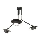 Emibig Deckenleuchte Mizu Stahl Schwarz | Geeignet für 3x GX53 - Max 12W
