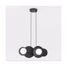 Emibig Pendelleuchte Model Stahl Schwarz | Geeignet für 4x G9 - Max 8W