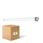 Multipack 4x Ledvance LED Feuchtraumleuchte Feuchtigkeitsdicht Slimvalue 50W 5500lm - 865 Tageslichtweiß | 150cm 