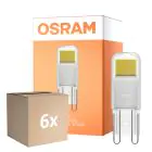 Multipack 6x Osram LED Capsule G9 Klar 1.8W 200lm - 827 Extra Warmweiß | Ersatz Für 20W