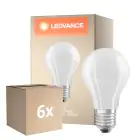Multipack 6x Osram Classic LED E27 Birne Fadenlampe Matt 11W 1521lm - 840 Kaltweiß | Dimmbar - Ersatz Für 100W