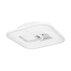 Eglo Wand und Deckenleuchte Tiriolo Stahl Weiß Silber 16.2W 2100lm - 840 Kaltweiß | IP20 